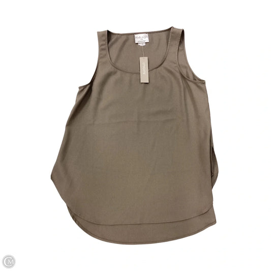 Top Sleeveless By Chicos In Green, Size: S