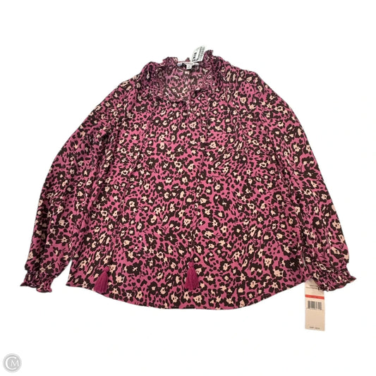 Top Long Sleeve By Nanette By Nanette Lepore In Multi-colored, Size: Xs