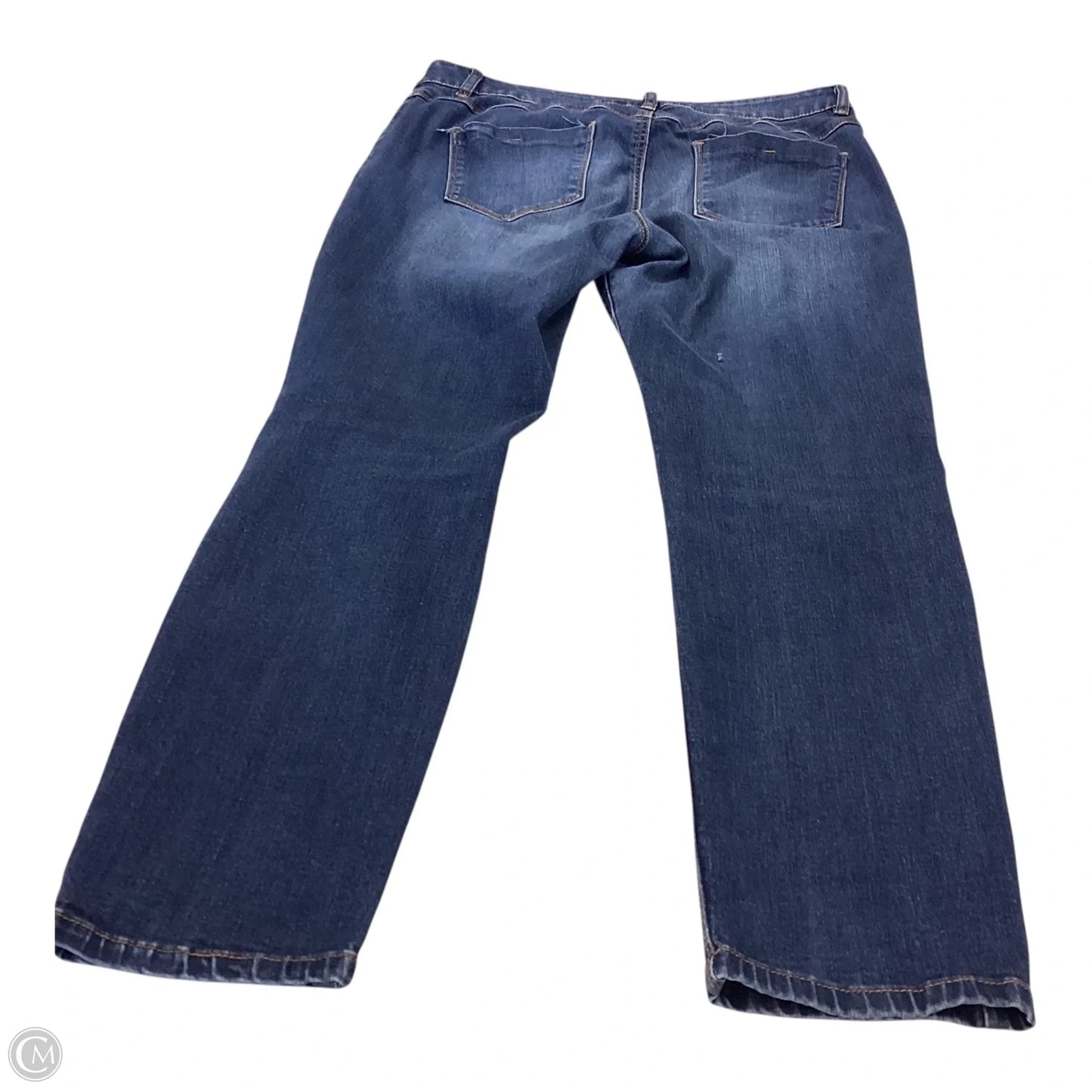 Jeans Skinny By Charming Charlie In Blue Denim, Size: 12p
