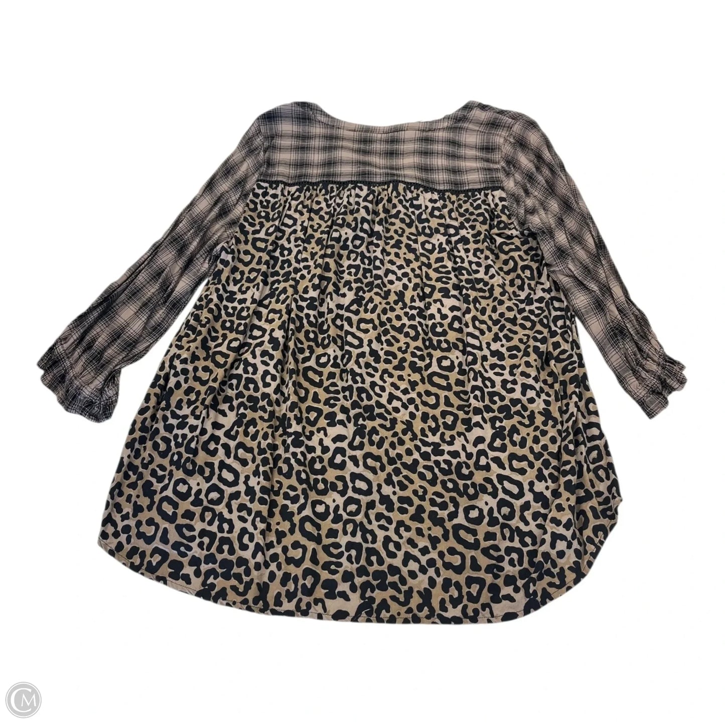 Top Long Sleeve By Intro In Multi-colored, Size: 1x