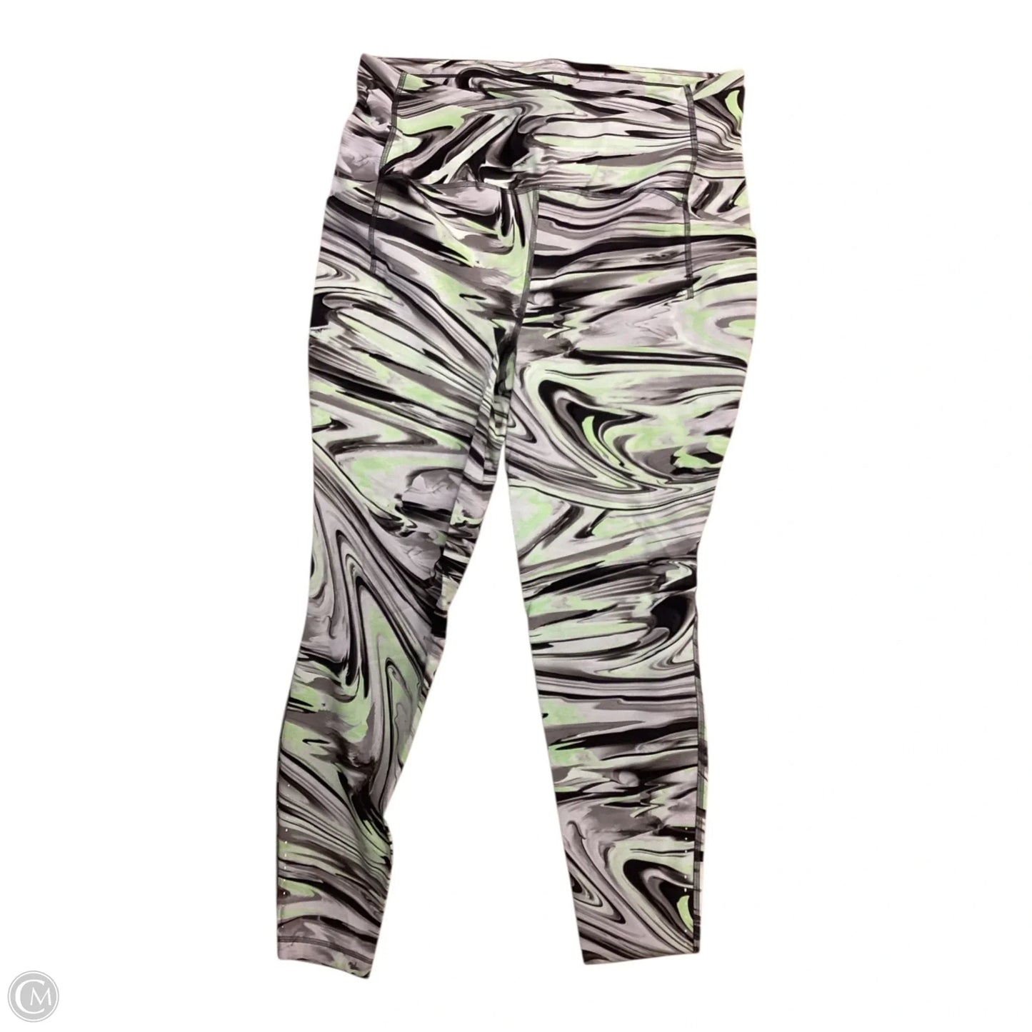 Athletic Leggings By Lululemon In Multi-colored, Size: 14