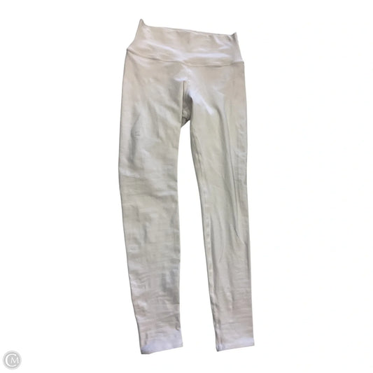 Athletic Leggings By Alo In White, Size: S