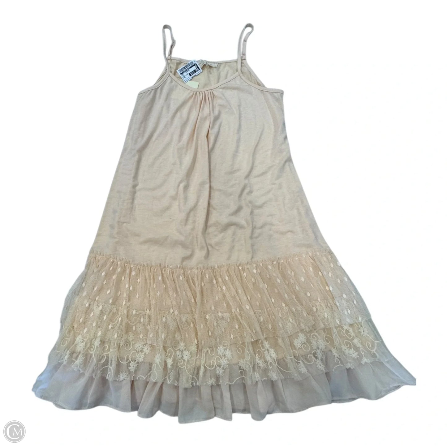 Tunic Sleeveless By Clothes Mentor In Tan, Size: L