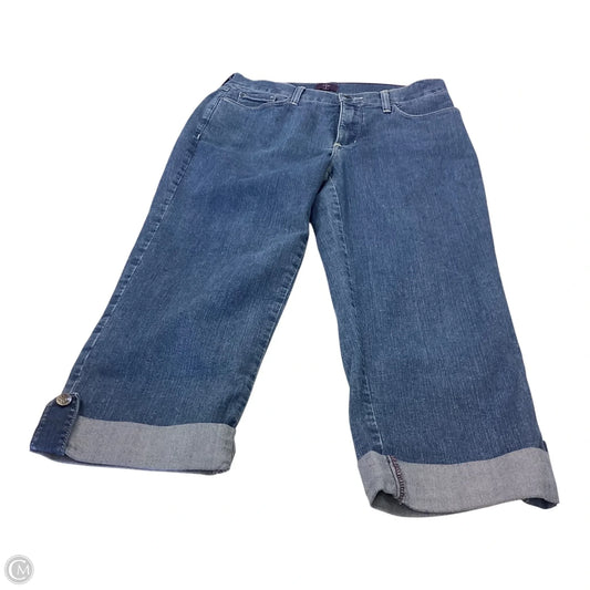 Capris By Not Your Daughters Jeans In Blue Denim, Size: 8