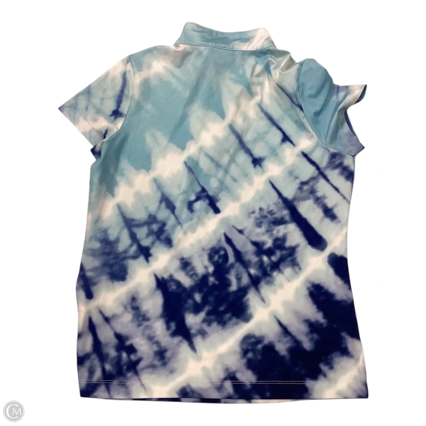 Athletic Top Short Sleeve By Chicos In Blue, Size: 0