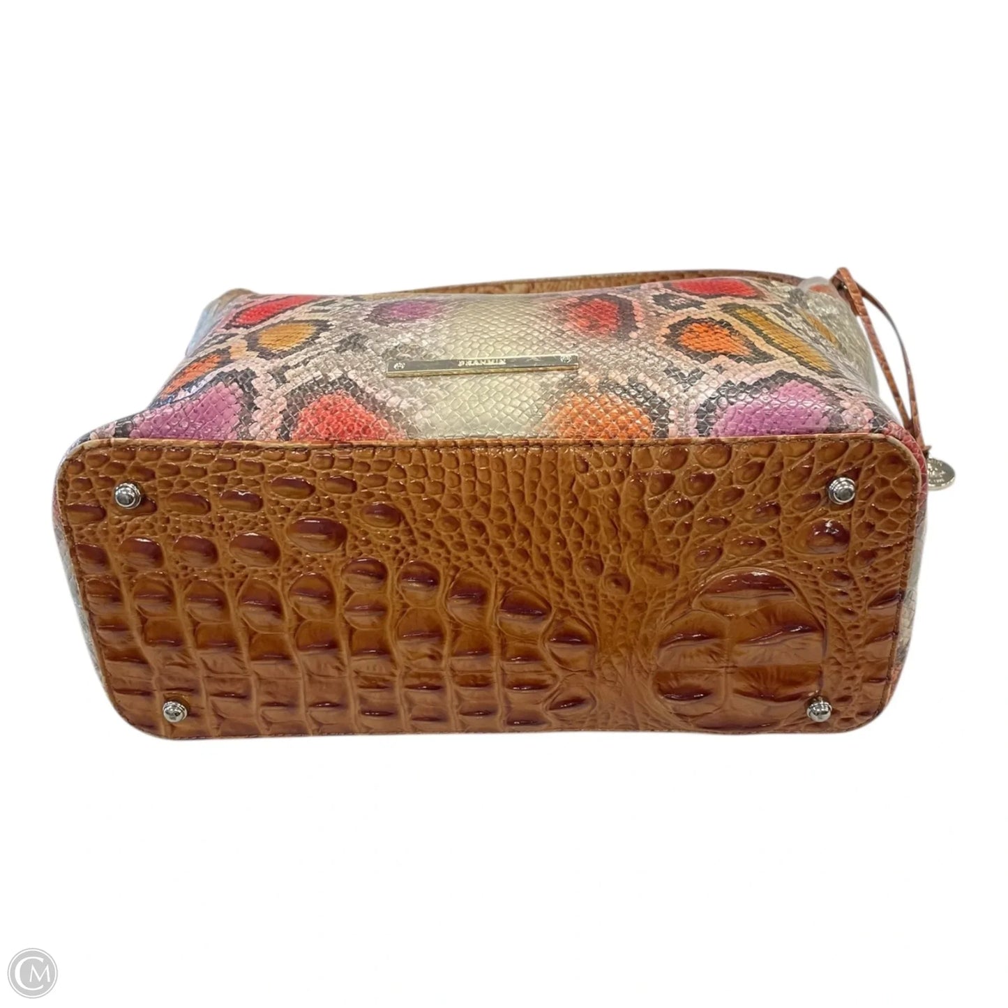 Handbag Designer By Brahmin, Size: Large