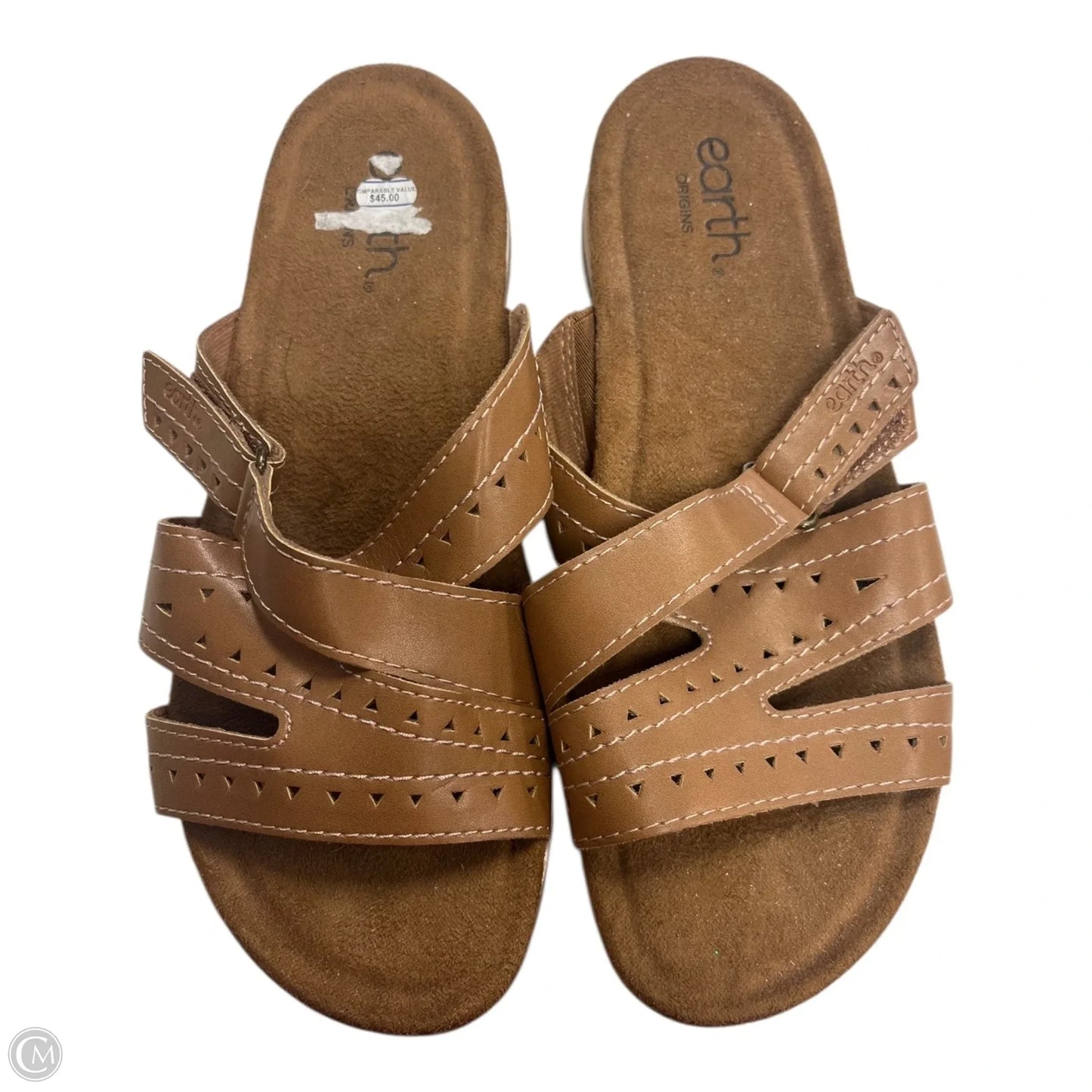 Sandals Flats By Earth Origins In Tan, Size: 9