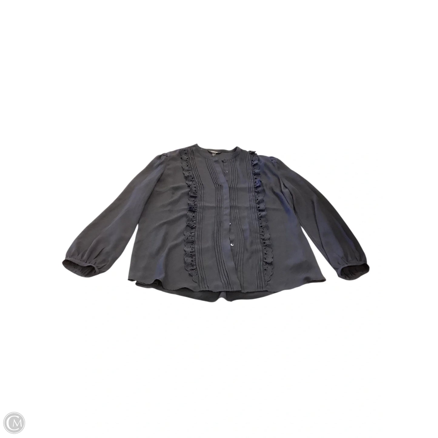 Top Long Sleeve By Express In Navy, Size: Xl