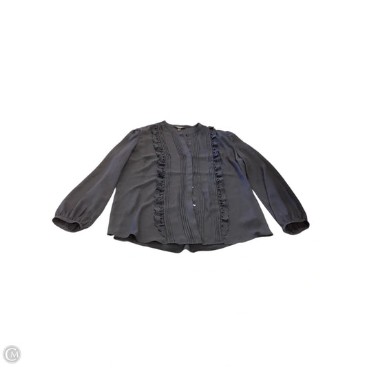 Top Long Sleeve By Express In Navy, Size: Xl