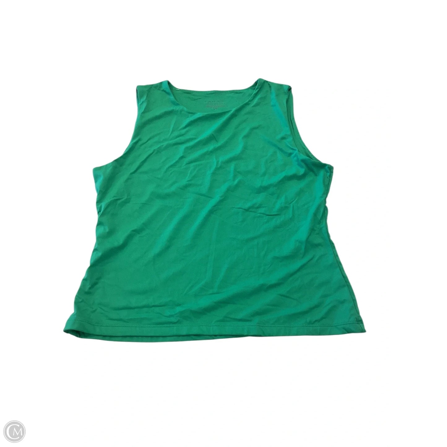 Top Sleeveless By Tahari By Arthur Levine In Green, Size: L
