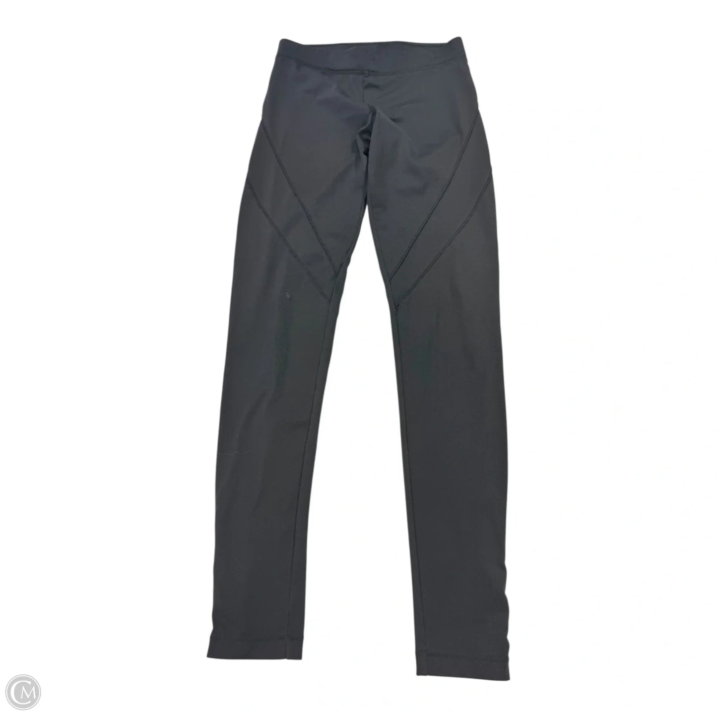 Athletic Leggings By Calvin Klein In Grey, Size: Xs