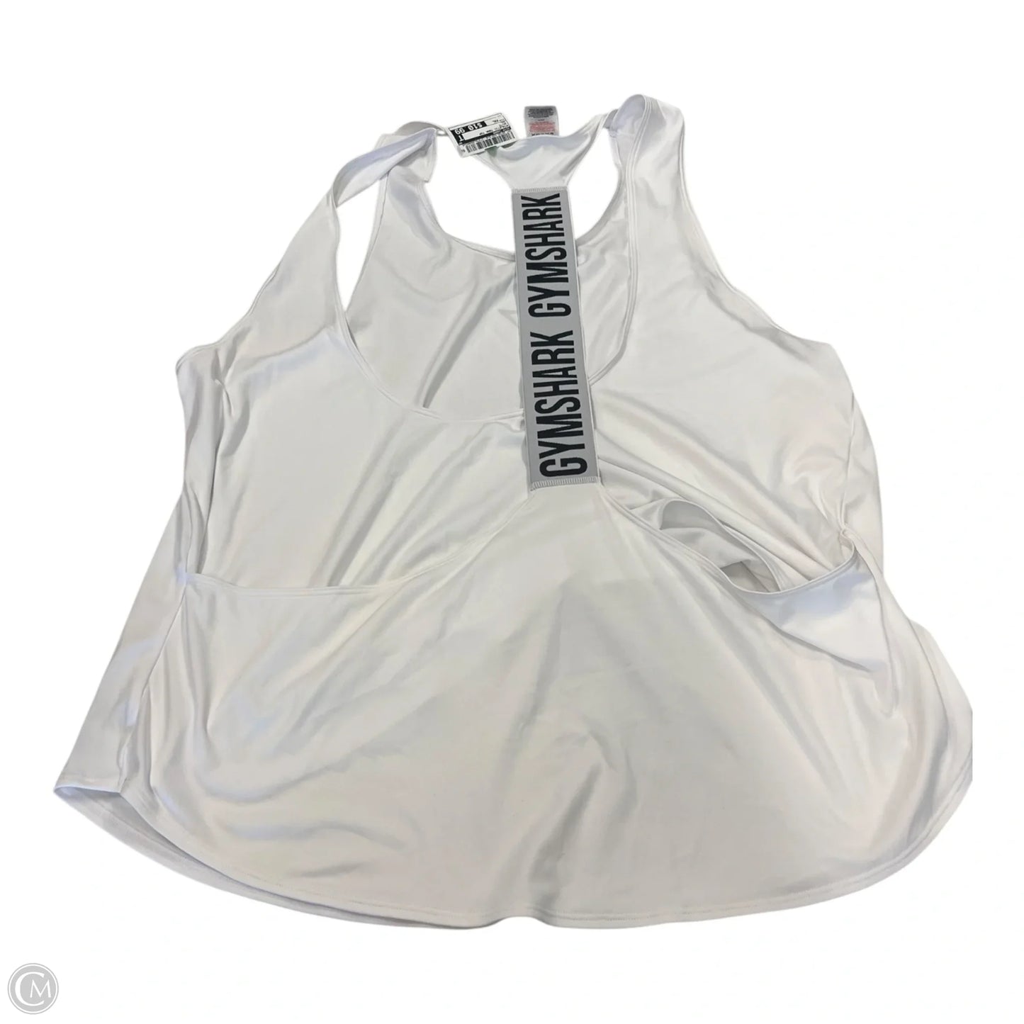 Athletic Tank Top By Gym Shark In White, Size: Xxl