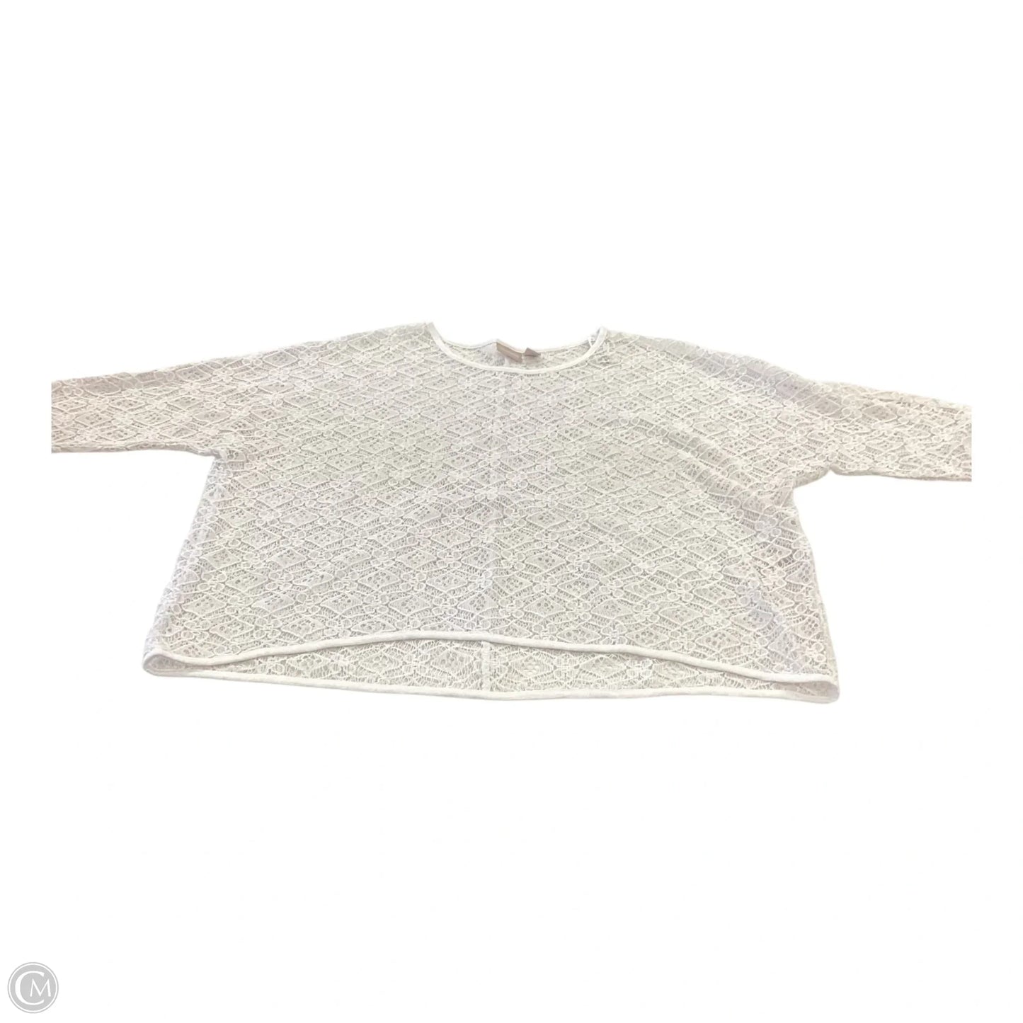 Top Short Sleeve By Chicos In White, Size: 2 (Large)