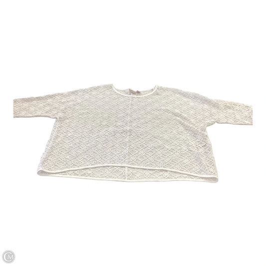 Top Short Sleeve By Chicos In White, Size: 2 (Large)