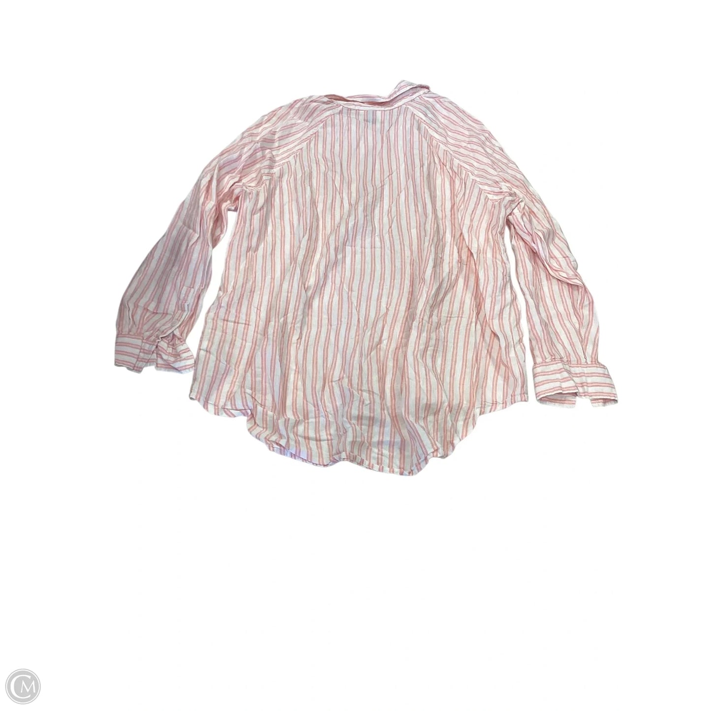 Top Long Sleeve By Universal Thread In Striped Pattern, Size: L