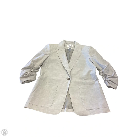 Blazer By Calvin Klein In Grey, Size: 8