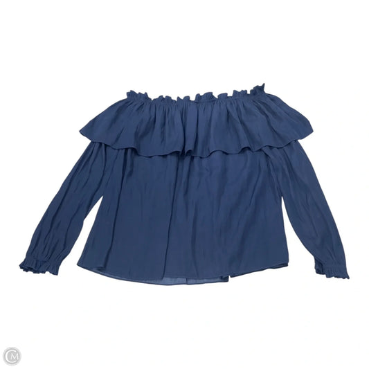 Top Long Sleeve Designer By Lilly Pulitzer In Navy, Size: S