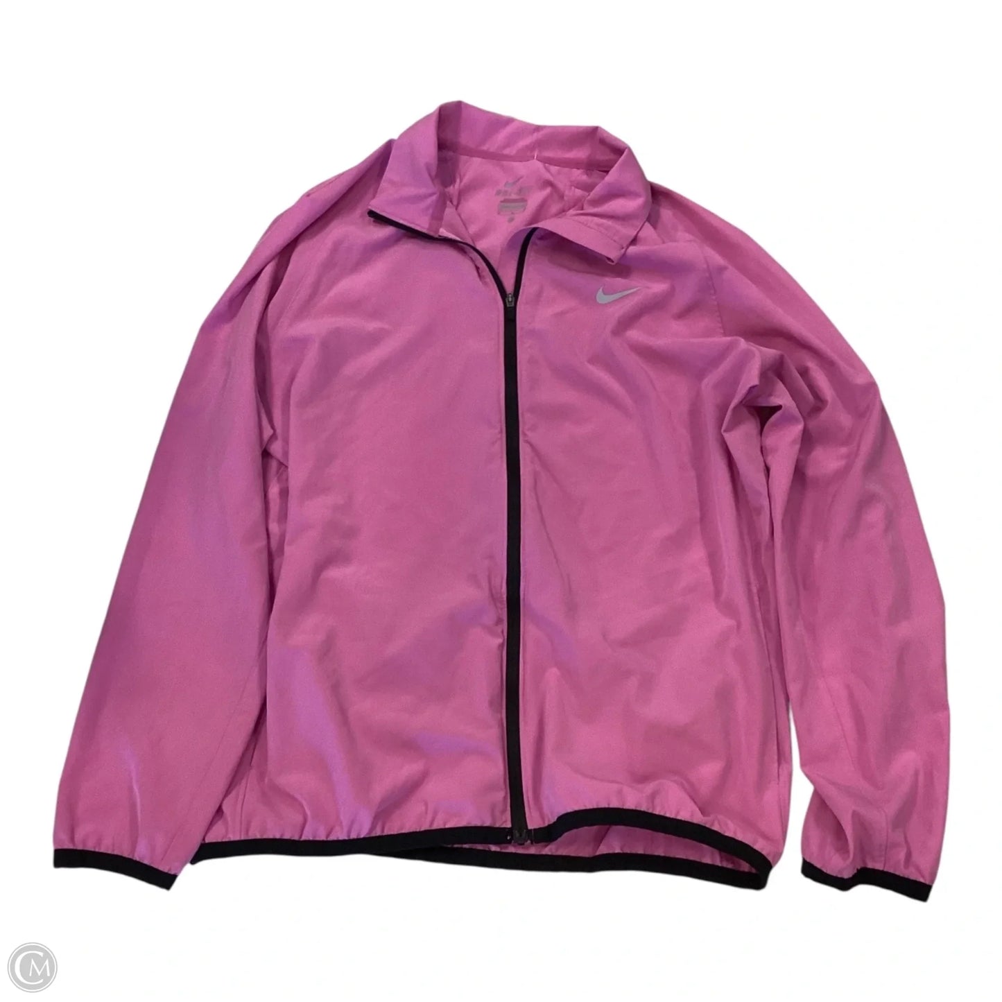 Athletic Jacket By Nike Apparel In Purple, Size: M