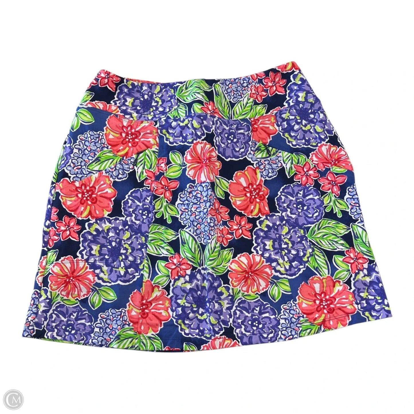 Skort By Ibkul In Floral Print, Size: Xs