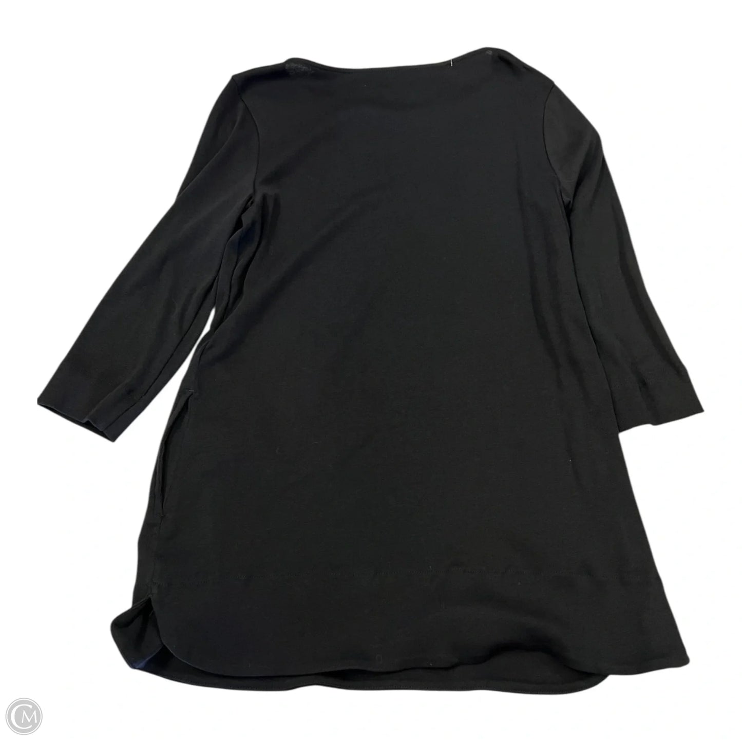 Tunic 3/4 Sleeve By Chicos In Black, Size: M