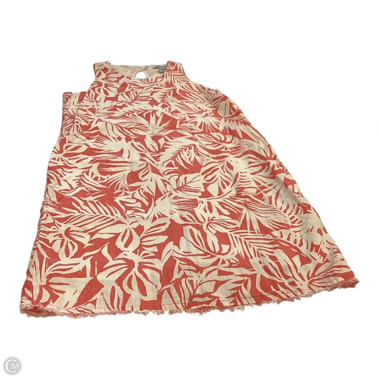Dress Casual Maxi By Tommy Bahama In Coral, Size: Xxs
