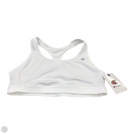 Athletic Bra By Champion In White, Size: L
