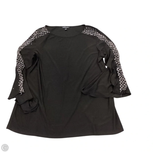 Top Long Sleeve By Cmc In Black, Size: Xl