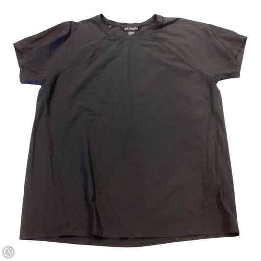 Athletic Top Short Sleeve By Athleta In Black, Size: Xs