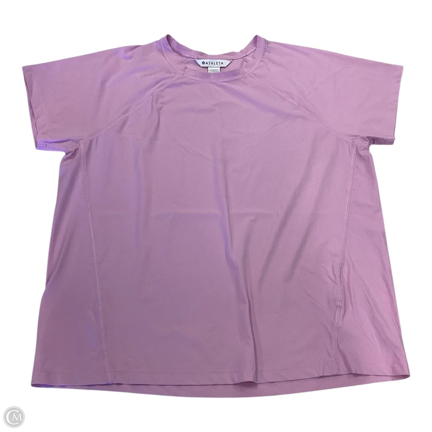 Athletic Top Short Sleeve By Athleta In Pink, Size: S