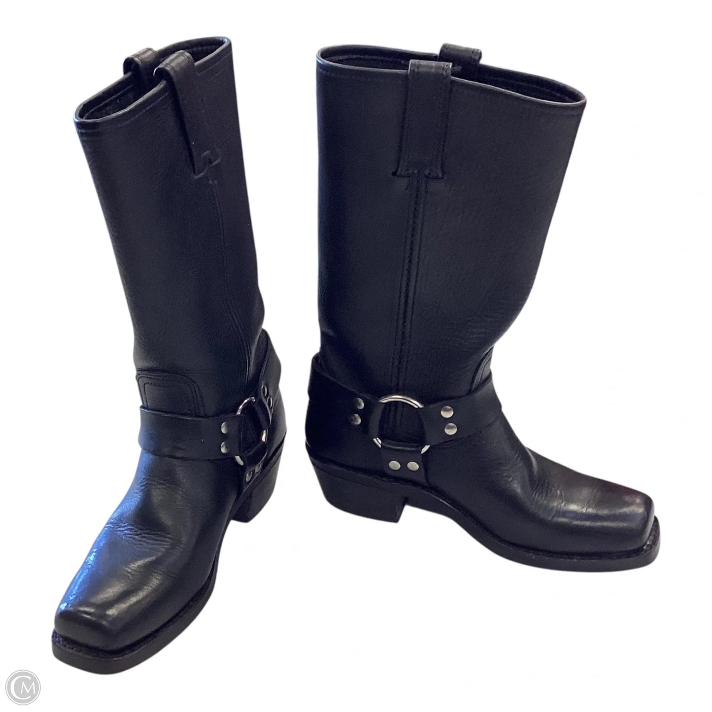 Boots Designer By Frye In Black, Size: 6