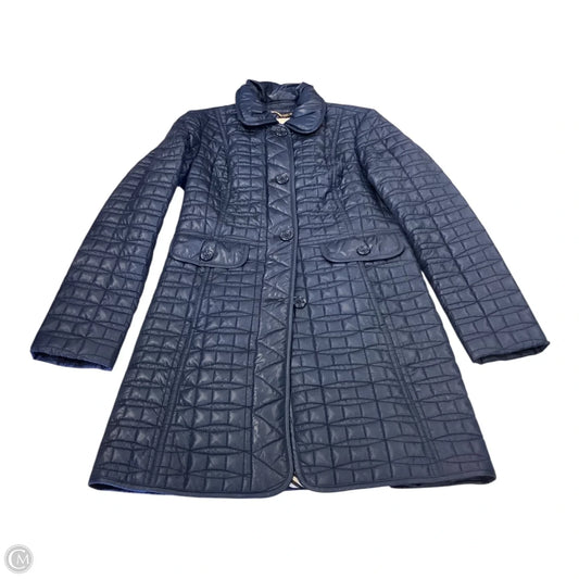 Jacket Designer By Kate Spade In Navy, Size: Xs