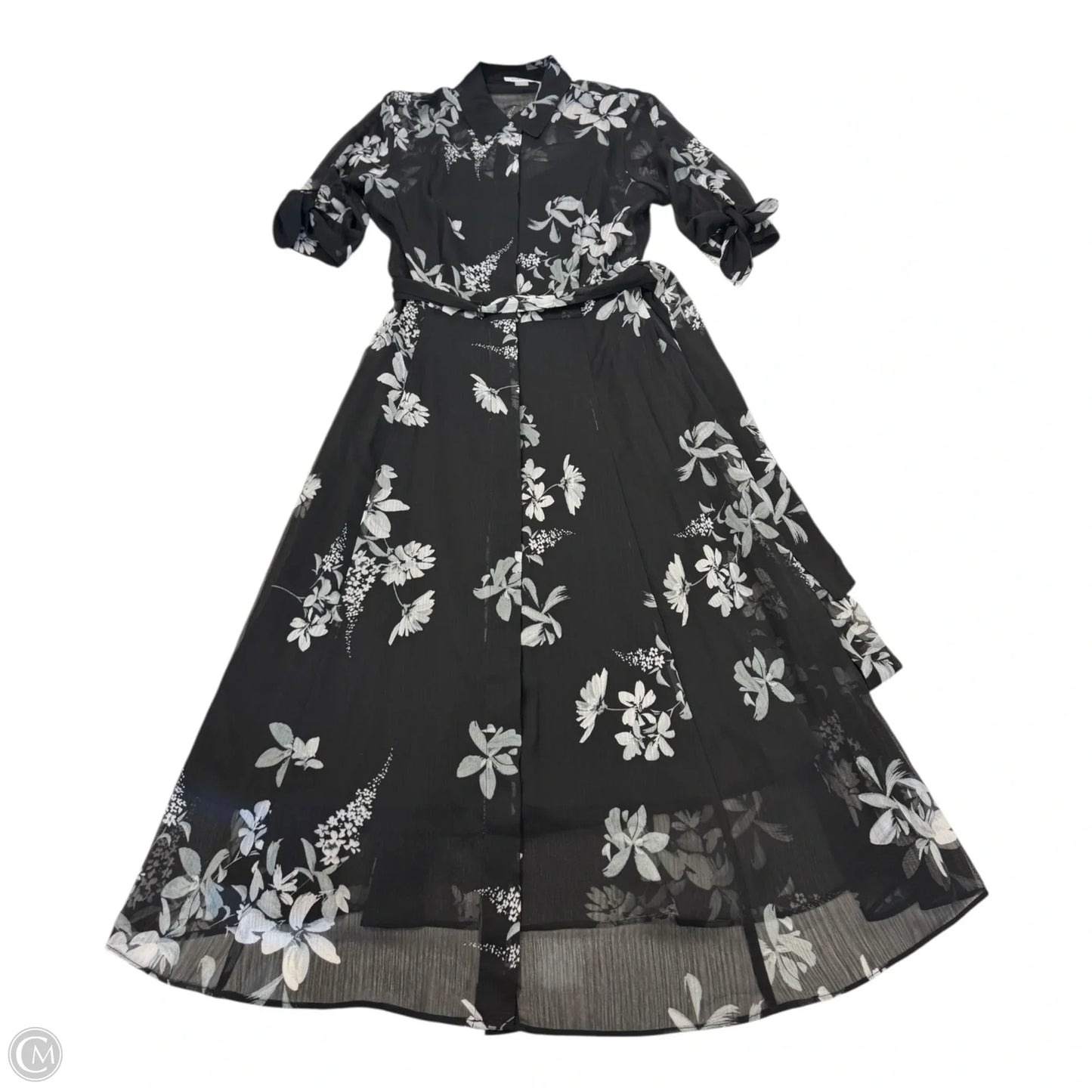 Dress Casual Maxi By Calvin Klein In Black, Size: 2