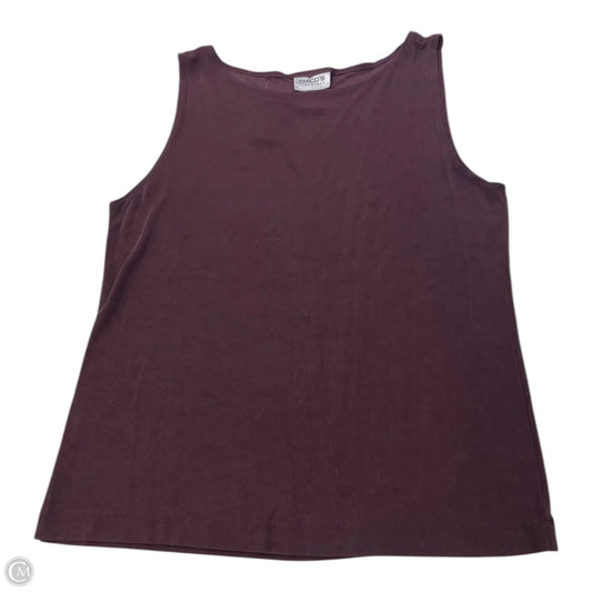 Top Sleeveless By Chicos In Purple, Size: L