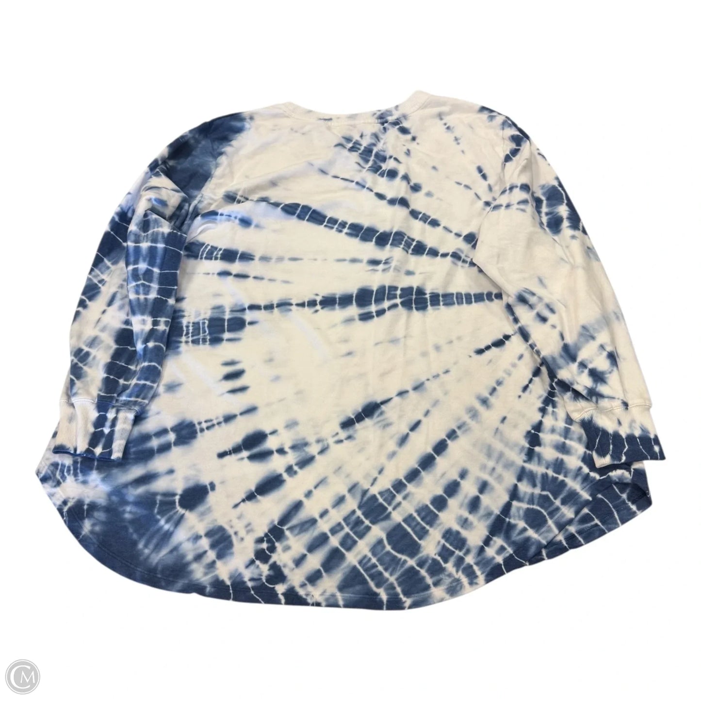 Top Long Sleeve By Jane And Delancey In Tie Dye Print, Size: 1x