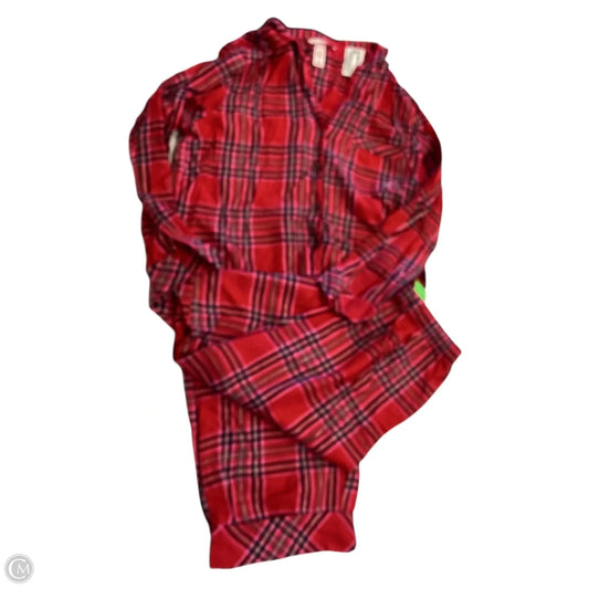 Pajamas 2pc By Victorias Secret In Plaid Pattern, Size: M