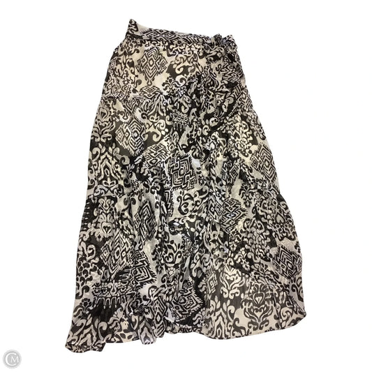 Skirt Maxi By Express In Black & White, Size: S