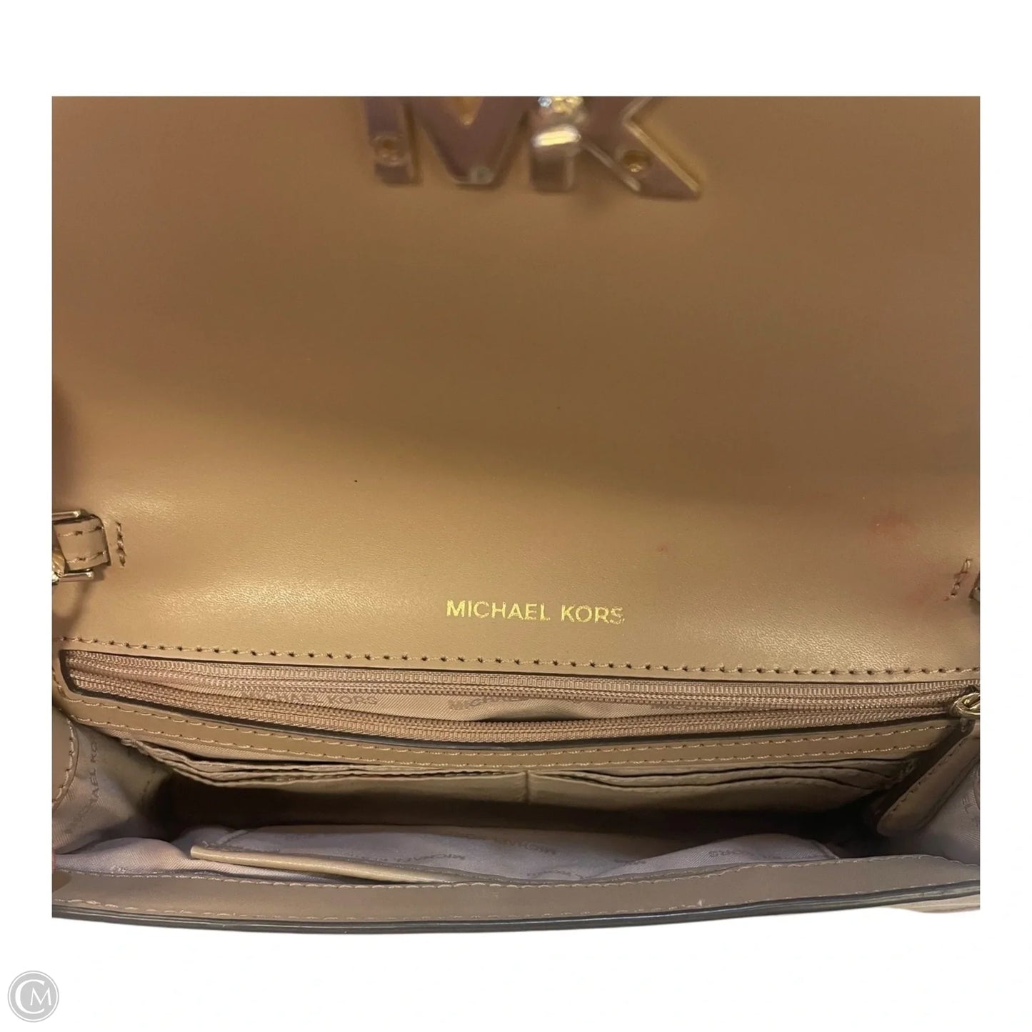 Crossbody Designer By Michael Kors, Size: Medium