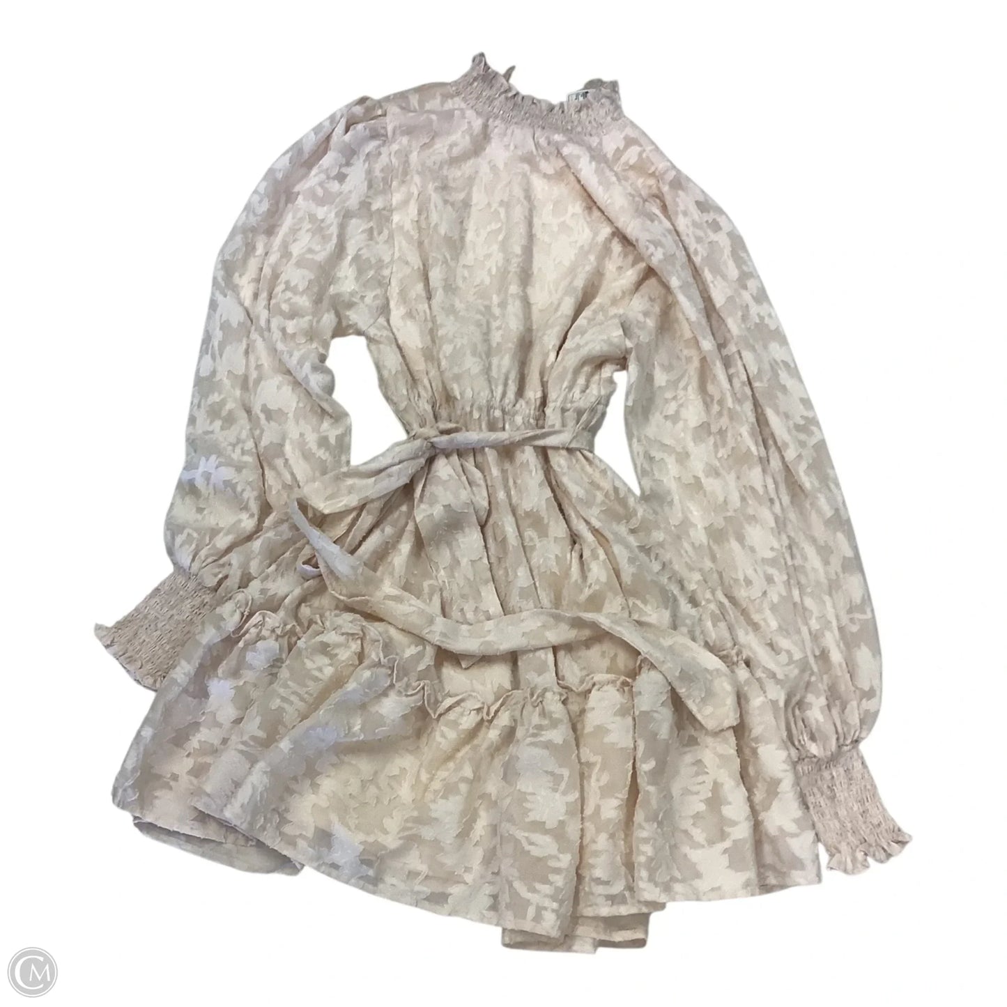 Dress Casual Short By Aura In Tan, Size: M