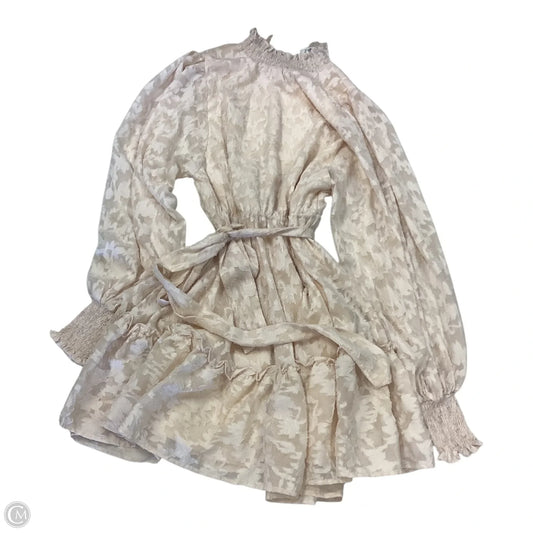 Dress Casual Short By Aura In Tan, Size: M