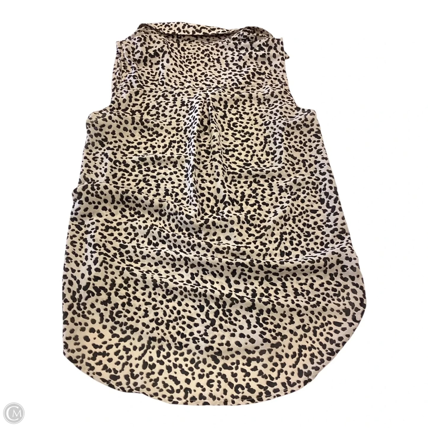 Top Sleeveless By H&m In Animal Print, Size: 2