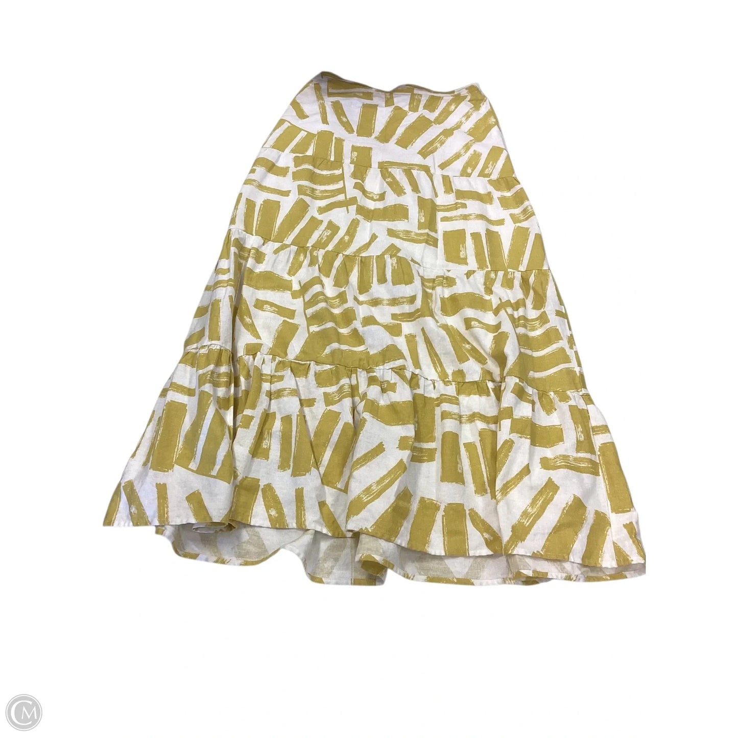 Skirt Maxi By House Of Harlow In White & Yellow, Size: S