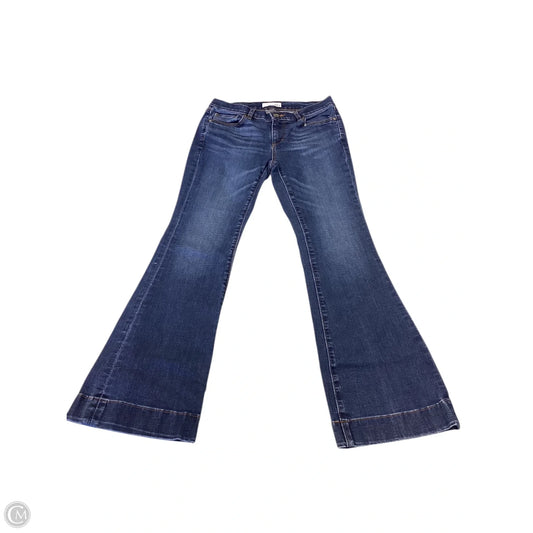 Jeans Boot Cut By Loft In Blue Denim, Size: 2