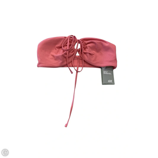Swimsuit Top By H&m In Coral, Size: 12