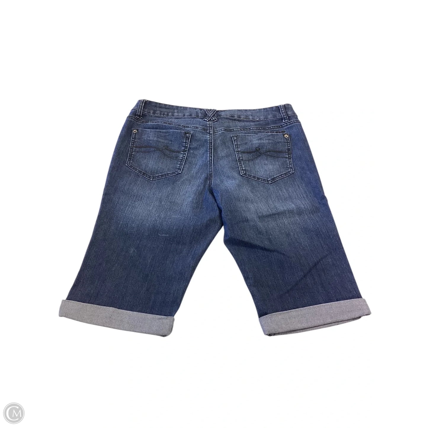 Shorts By Dkny In Blue Denim, Size: 12