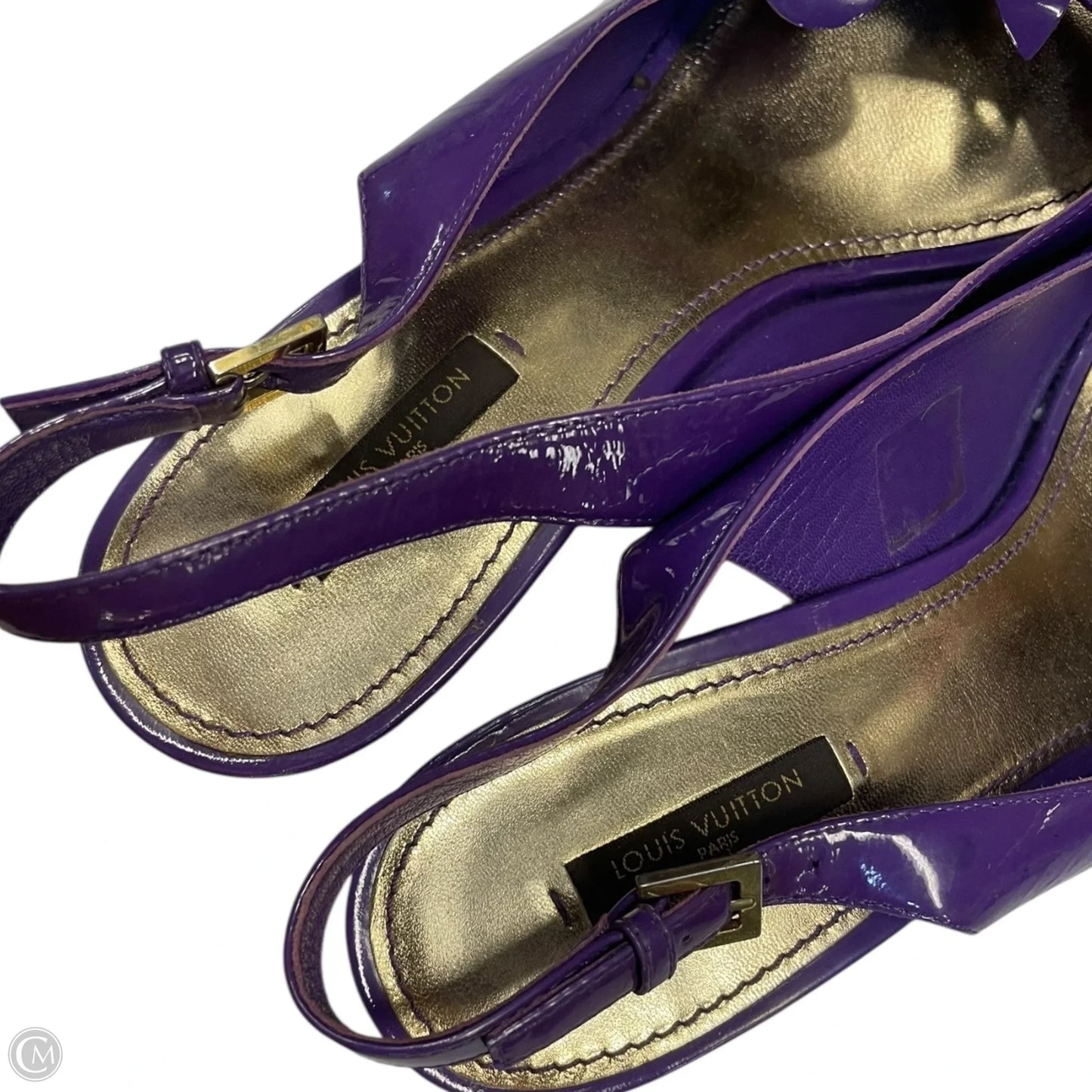 Shoes Luxury Designer By Louis Vuitton In Purple, Size: 11