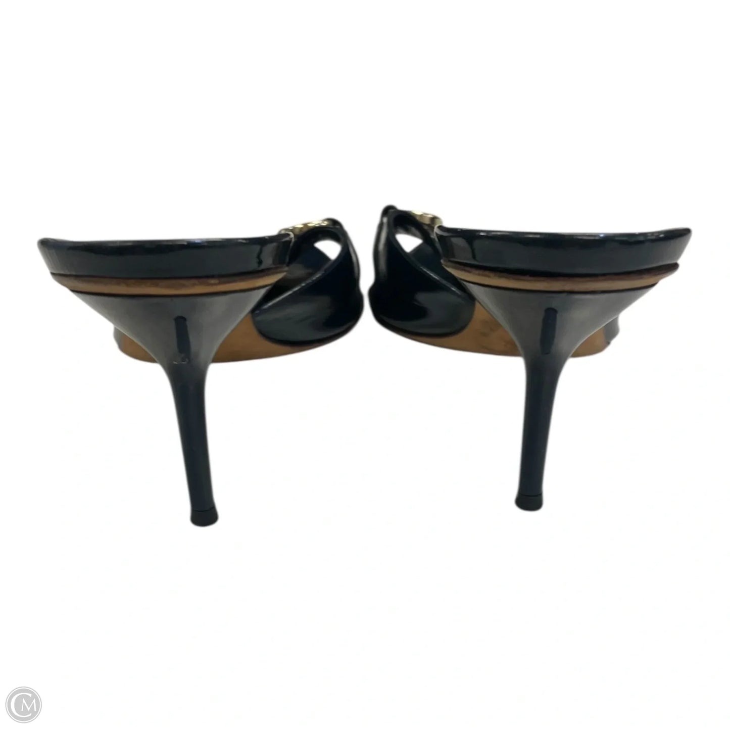 Shoes Luxury Designer By Gucci In Navy, Size: 8.5