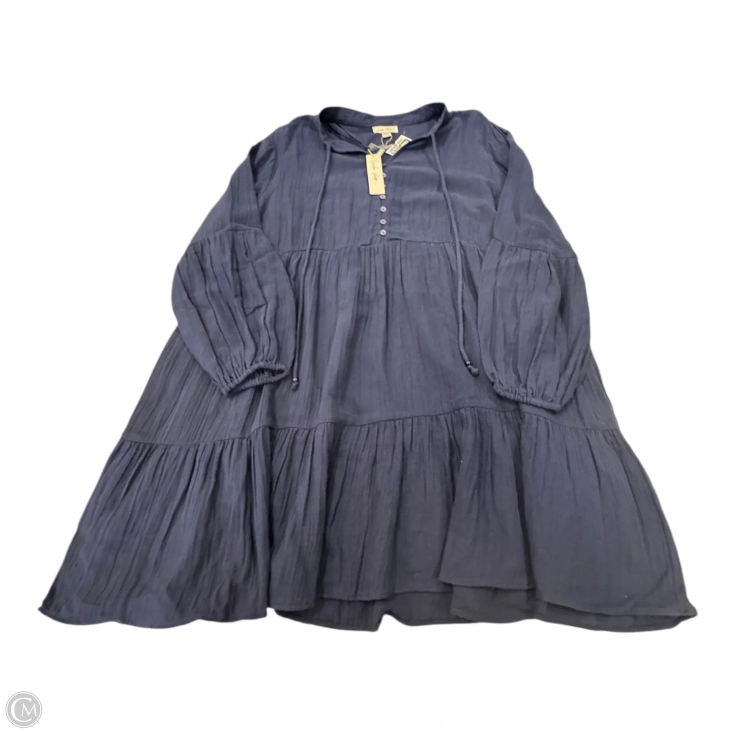 Dress Casual Short By Charlie Paige In Blue, Size: Xl