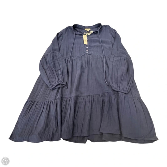 Dress Casual Short By Charlie Paige In Blue, Size: Xl