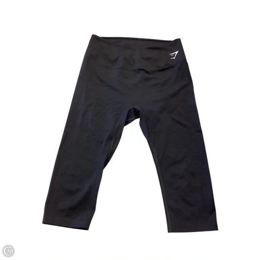 Athletic Capris By Gym Shark In Black, Size: Xl
