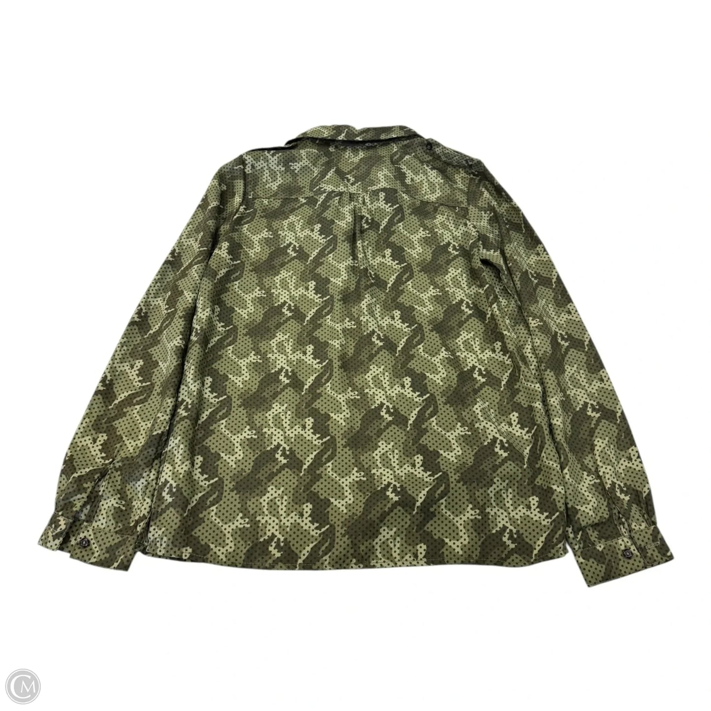 Top Long Sleeve By Tommy Hilfiger In Green, Size: S